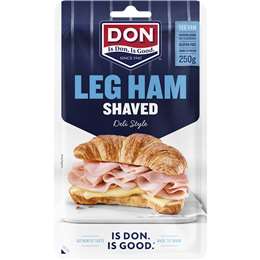 Don Leg Ham Shaved Deli Style 250g