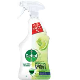 Dettol Antibacterial Surface Cleaner Lime & Mint 1l