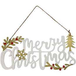 Christmas Hanging Decoration Merry Christmas Each | Woolworths