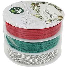 Christmas Christmas Colour Rope Ribbon 