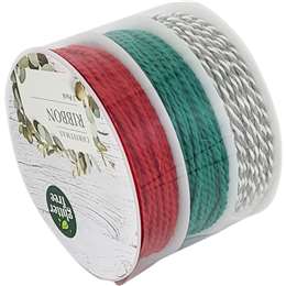 Christmas Christmas Colour Rope Ribbon 