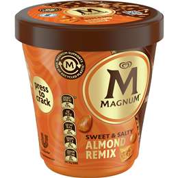 Magnum Sweet Salty Almond Remix Ice Cream Ml Woolworths