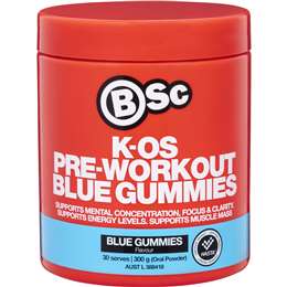 Bsc Pre-workout Blue Gummies 300g