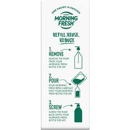 Morning Fresh Green Bottle For Life Lemon Dishwashing Liquid Refillable