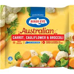 Birds Eye Snap Frozen Carrot Cauliflower & Broccoli