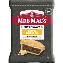 Mrs Mac's Microwave Beef & Cheese Pie 175g