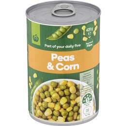 Woolworths Peas & Corn 