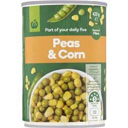 Woolworths Peas & Corn 
