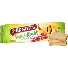 Arnott's Snack Rightpillow Biscuits Wild Berry 250g | Woolworths