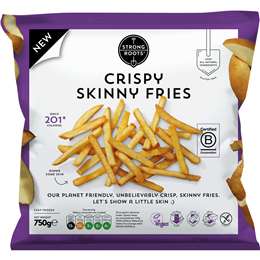 Strong Roots Crispy Skinny Fries 750g | Woolworths