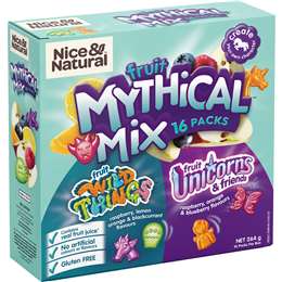 Nice & Natural Fruit Mythical Mix School Snacks Gluten Free