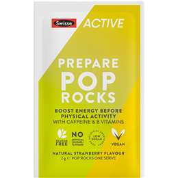 Swisse Prepare Pop Rocks Boost Energy With Caffeine & B Vitamins 2g