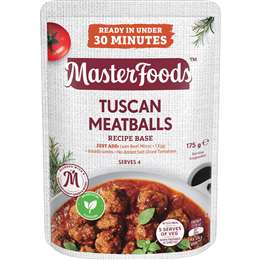 MasterFoods Tuscan Meatballs Recipe Base 175g