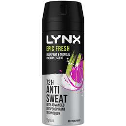 LYNX Antiperspirant Deodorant For Men Grapefruit & Pineapple 165ml