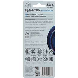Quantum Super Alkaline Aaa Batteries