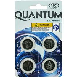 Quantum Lithium CR2016 4PK 4 pack
