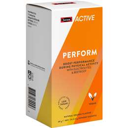 Swisse Active Perform Powder To Boost Energy Before Activity 4g X 15 Pack