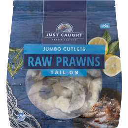 Just Caught Jumbo Cutlets Raw 