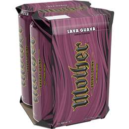 Mother Lava Guava Energy Drink Cans