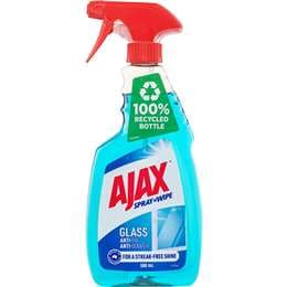 Ajax Spray & Wipe Glass Cleaner 500mL