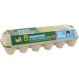 Woolworths 12 Large Free Range Eggs