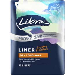 Libra Pro Skin Liners Dry Long 