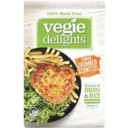 Vegie Delights Tender Crumbed Schnitzel Null