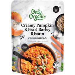 Only Organic Nourishing Bowl Creamy Pumpkin & Pearl Barley Risotto 300g