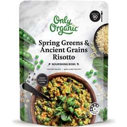 Only Organic Nourishing Bowl Spring Greens & Ancient Grains Risotto 300g