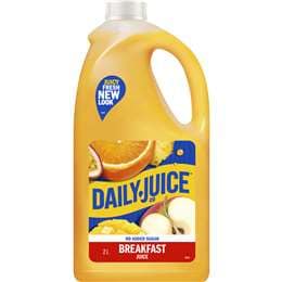 Daily Juice Co Breakfast Fruit Juice 2L