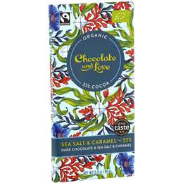 Chocolate & Love Chocolate And Love Sea Salt & Caramel Chocolate Bar