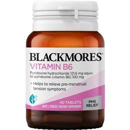 Blackmores Vitamin B6 Tablets 40 Pack