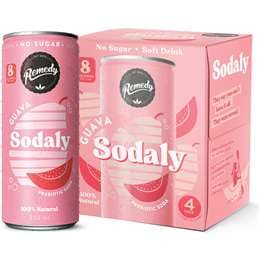Remedy Guava Sodaly Prebiotic Soda Cans