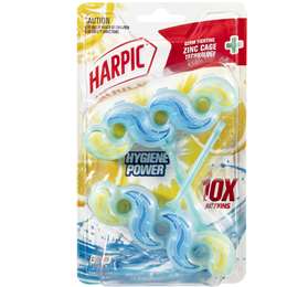 Harpic Hygiene Power Toilet Cleaner Zinc Cage Citrus 2 Pack