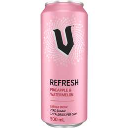 V Energy Refresh Pineapple & Watermelon Can