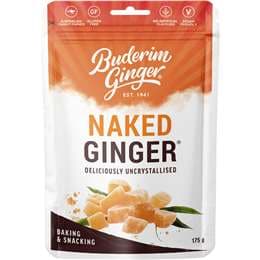 Buderim Ginger Naked Uncrystallised Uncrystallised