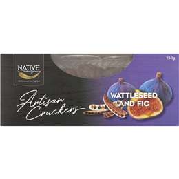 Native Indulgence Native Indulgence Wattleseed And Fig Crackers