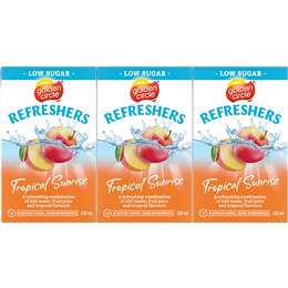 Golden Circle Tropical Sunrise Refreshers Low Sugar Popper Flavour Water
