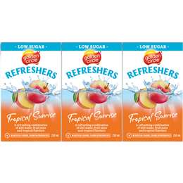 Golden Circle Tropical Sunrise Refreshers Low Sugar Popper Flavour Water