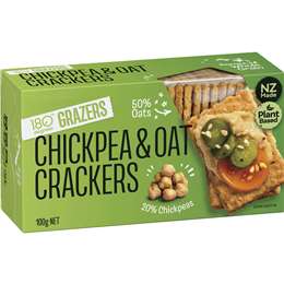 18 Degrees Chickpea & Oat Crackers 