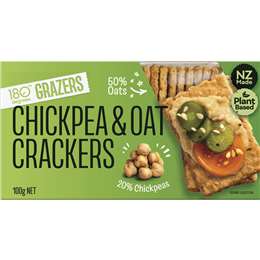 18 Degrees Chickpea & Oat Crackers 