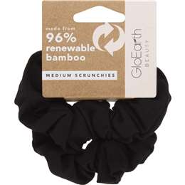GloEarth Medium Hair Scrunchies Renewable Bamboo 2 pack