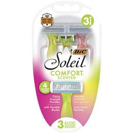 BIC Soleil Comfort Scented Razors Citrus 3 Pack