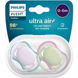 Philips Avent Ultra Air Soother 0-6M Assorted
