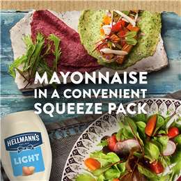 Hellmann's Light Mayo Squeeze Bottle 