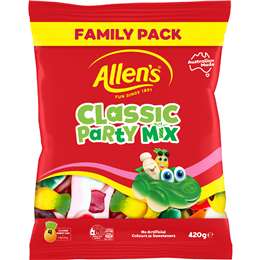 Allen's Classic Party Mix Lollies Family Size Bag