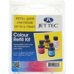 Jet Tec Inkjet Pen Refill Colour