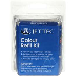 Jet Tec Inkjet Pen Refill Colour