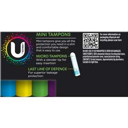 U By Kotex Tampons Mini 