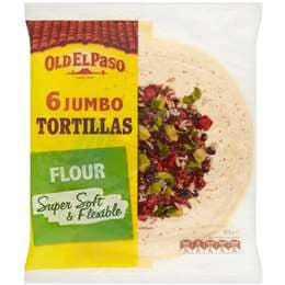 Old El Paso Burrito Tortilla Jumbo Wraps 6 pack